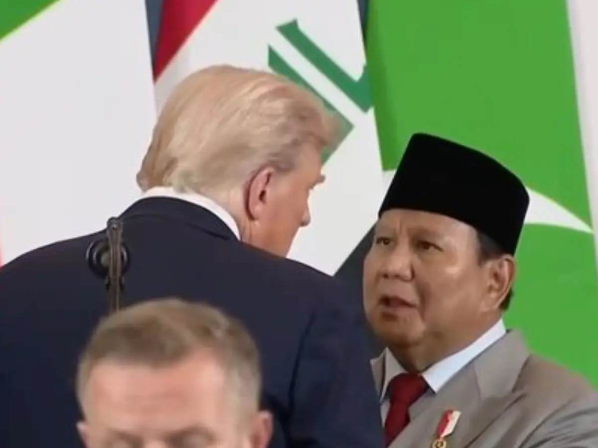 WATCH | Hot mic catches Indonesian prez asking if he could meet Trump’s son. Here’s what POTUS responded with