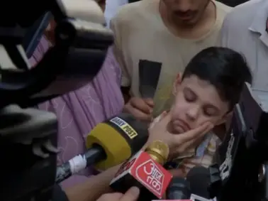 Haryana cop 'suicide': Late officer’s young son vows to fulfill his father’s dreams Haryana cop 'suicide': Late officer’s young son vows to fulfill his father’s dreams