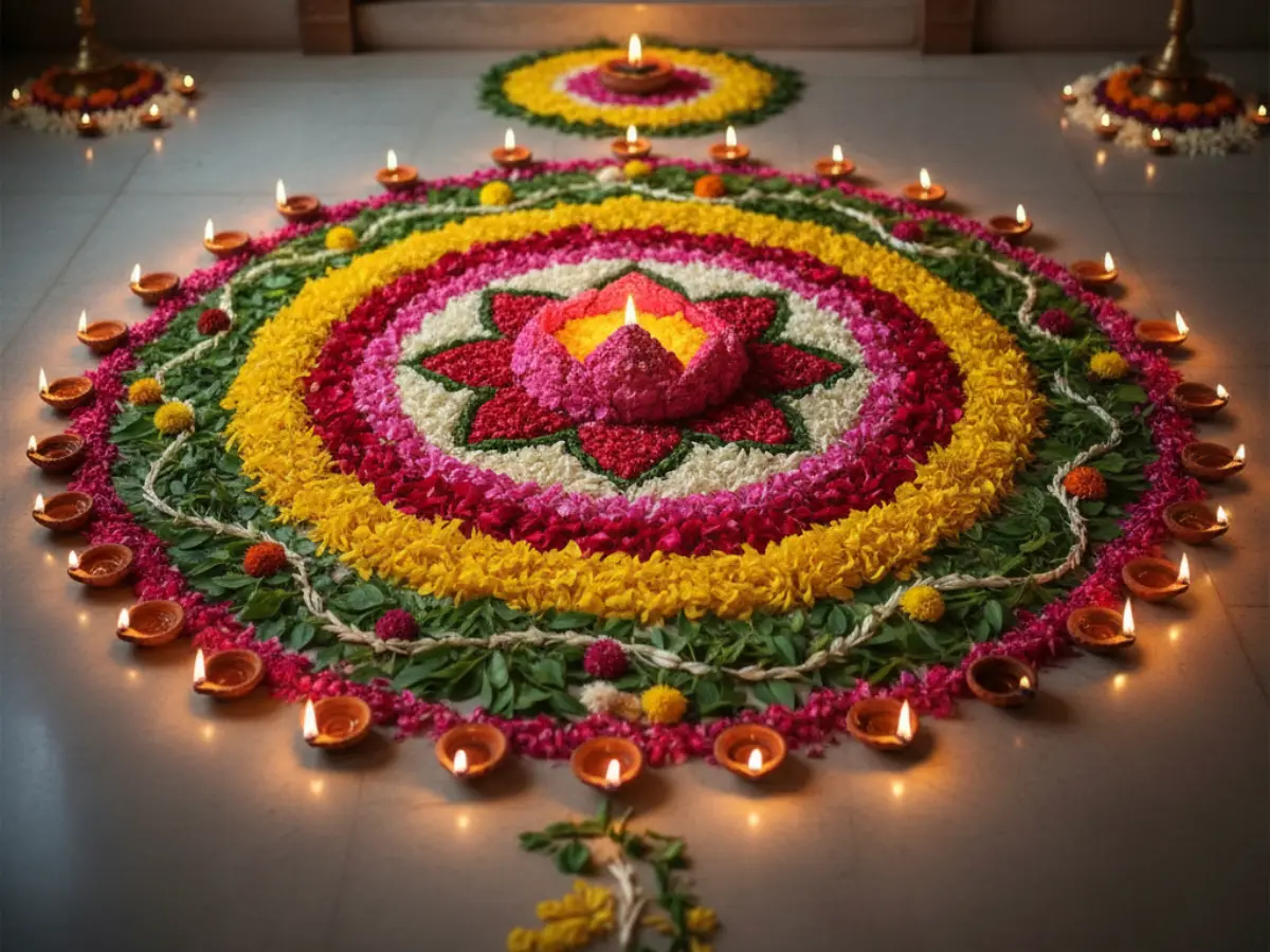 Floral Rangoli