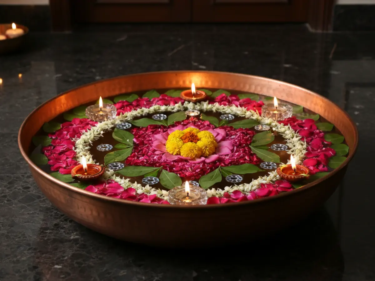 Floating Rangoli