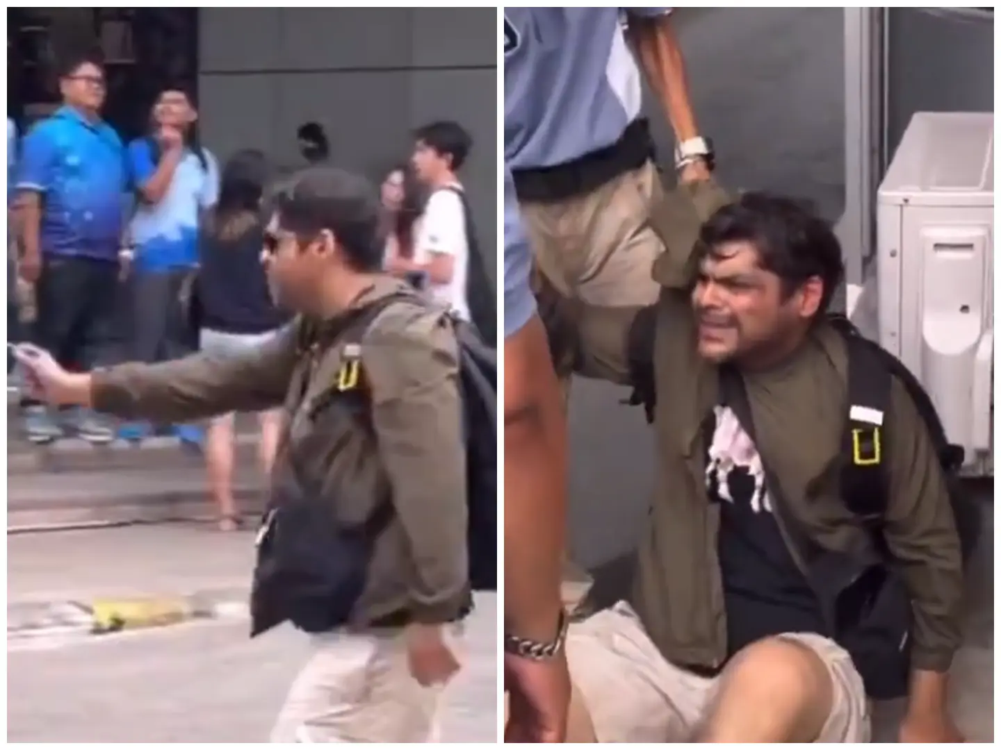 VIDEO: Indian man dances on Bangkok road, abuses crowd, threatens cops with pistol-shaped lighter — Here’s what happened next