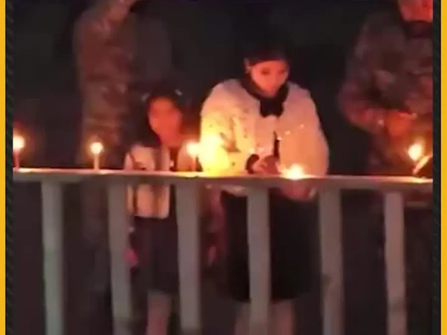 Indian Army celebrates Diwali with locals in Gohallan village near LoC in Uri, Baramulla