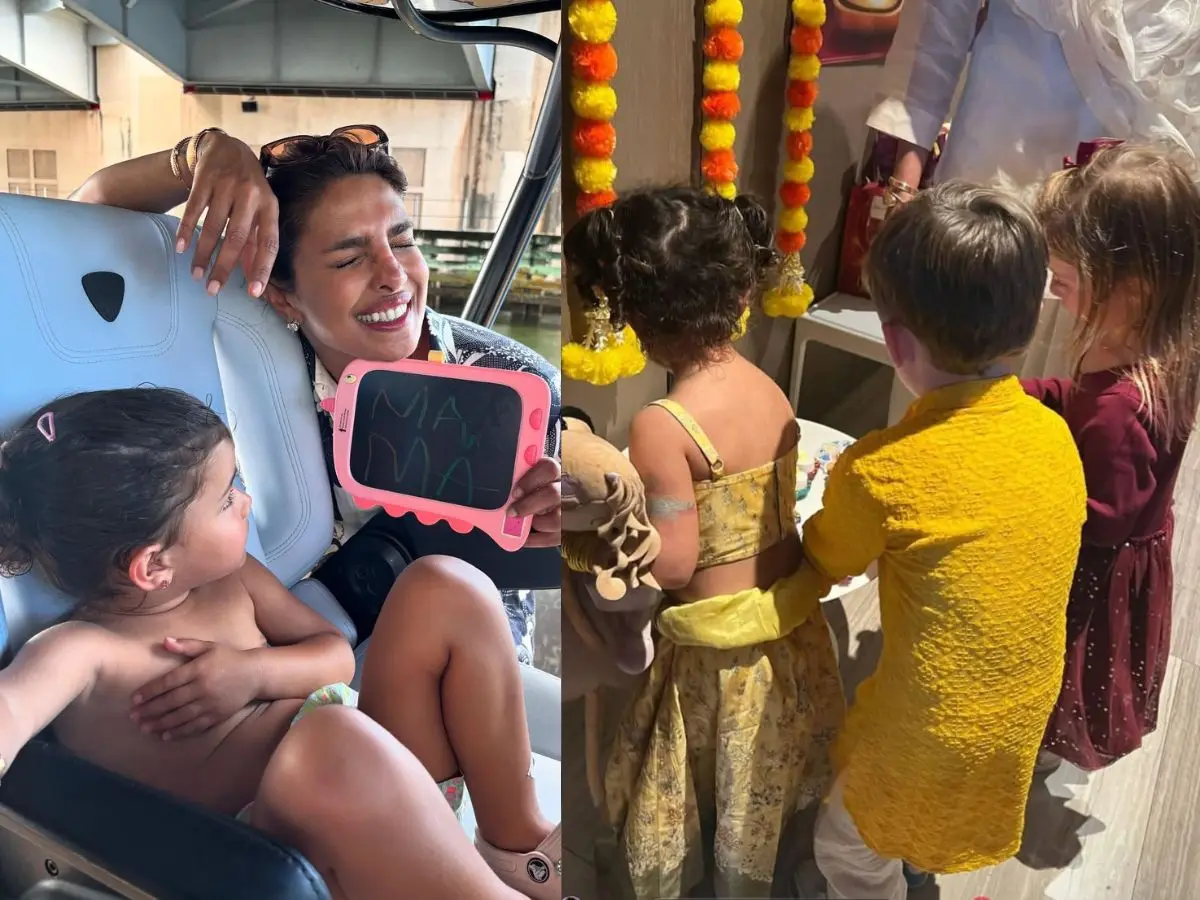 Priyanka Chopra posts glimpse of daughter Malti’s Diwali celebration, fans love her festive look Priyanka Chopra posts glimpse of daughter Malti’s Diwali celebration, fans love her festive look