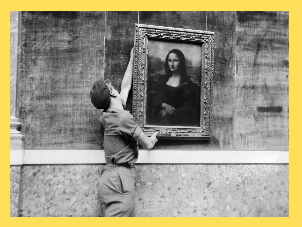 The Mona Lisa is gone...