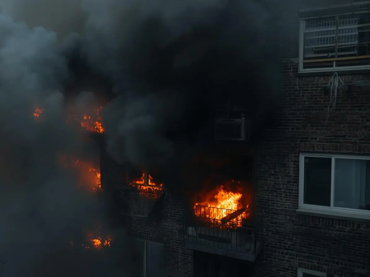 Woman's crazy attempt to kill cockroach sparks deadly apartment fire and kills neighbour Woman's crazy attempt to kill cockroach sparks deadly apartment fire and kills neighbour