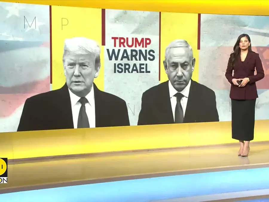 Trump Warns Israel: Annexing West Bank Would End U.S. Support 