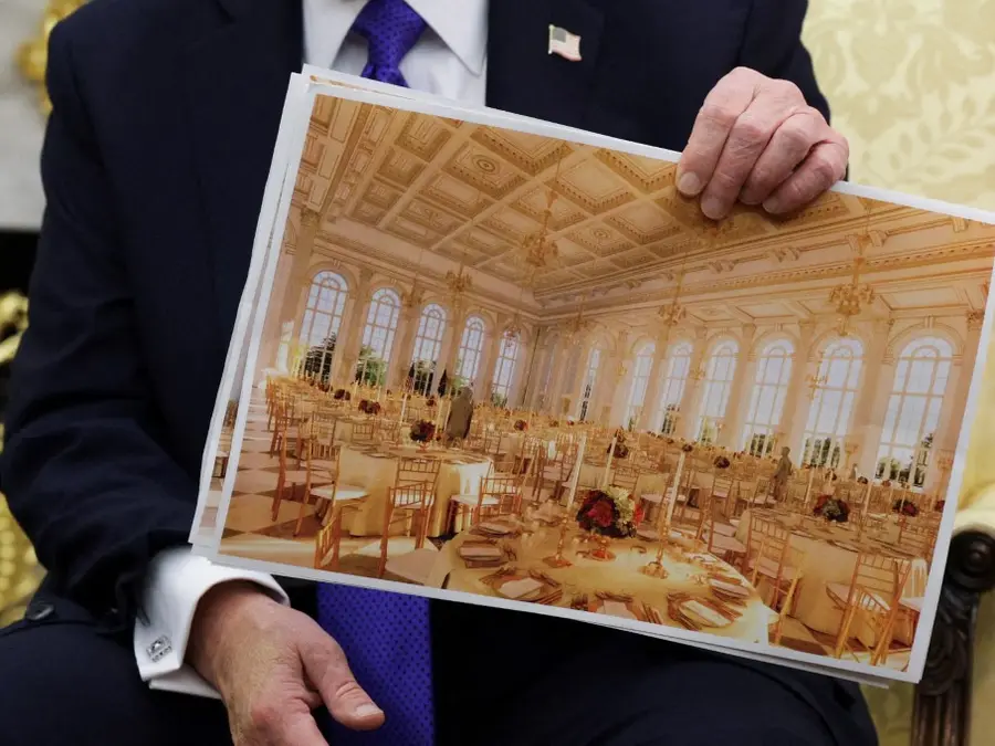 'Fake News': Trump denies speculations of naming White House ballroom after himself