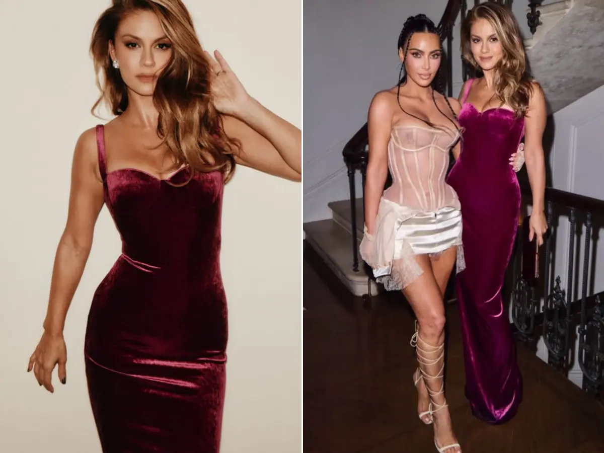 Natasha Poonawalla stuns in a velvet Balenciaga dress at Kim Kardashian's birthday bash Natasha Poonawalla stuns in a velvet Balenciaga dress at Kim Kardashian's birthday bash