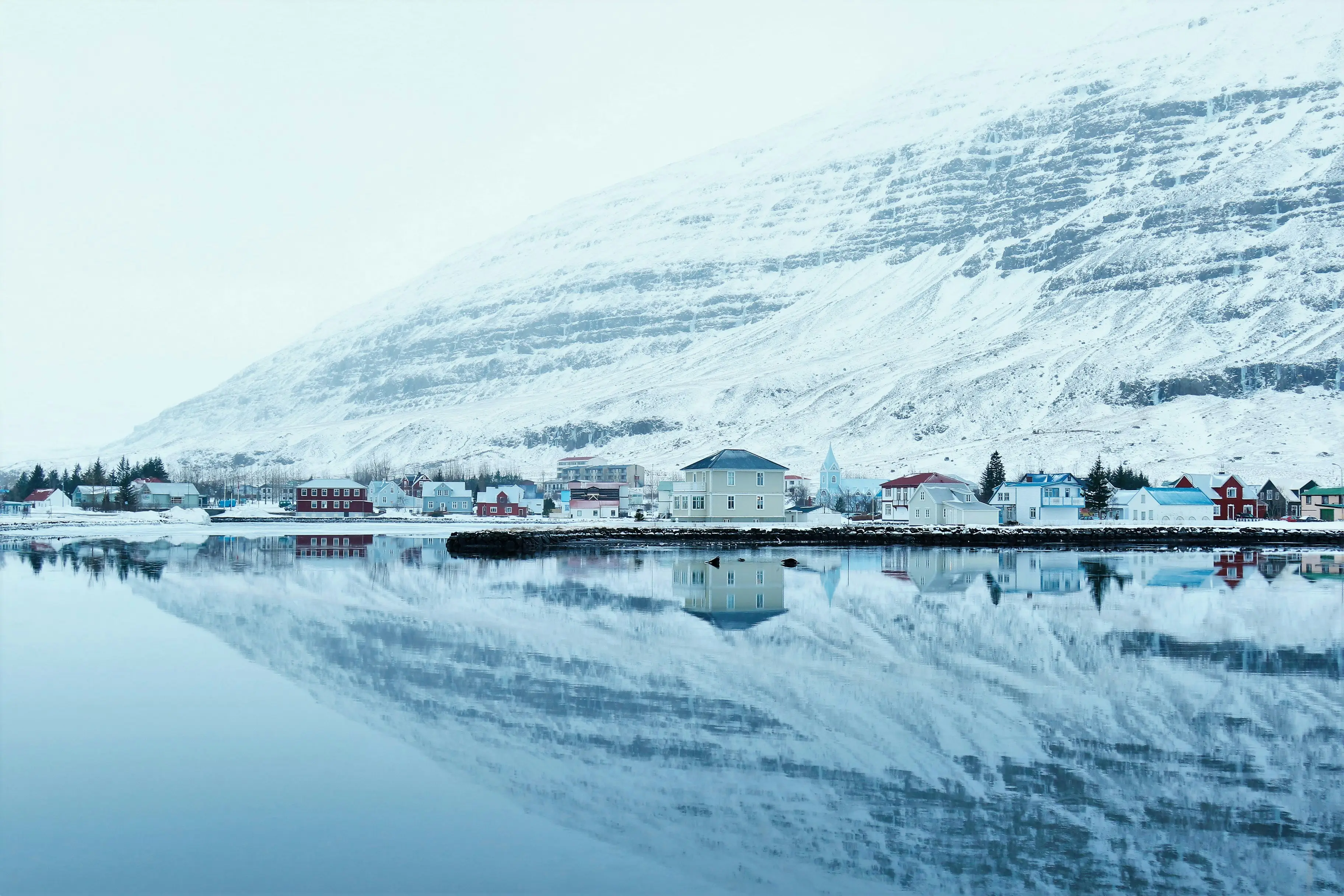 Iceland - Snowfall Constant, Hot Springs Provide Warmth