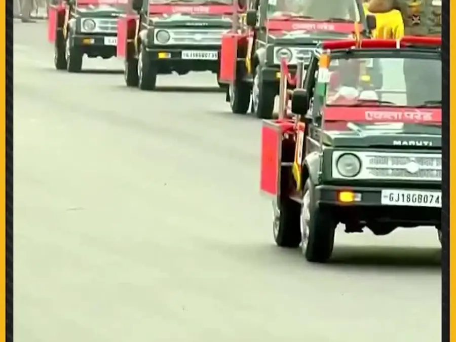 Rashtriya Ekta Diwas: prime minister Narendra Modi witnesses the Rashtriya Ekta Diwas parade