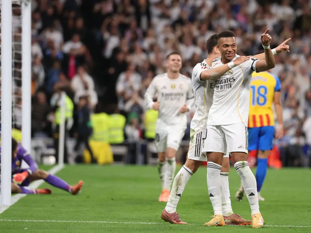 Mbappe hits brace in win over Valencia as Real Madrid extend La Liga lead