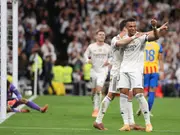 Mbappe hits brace in win over Valencia as Real Madrid extend La Liga lead
