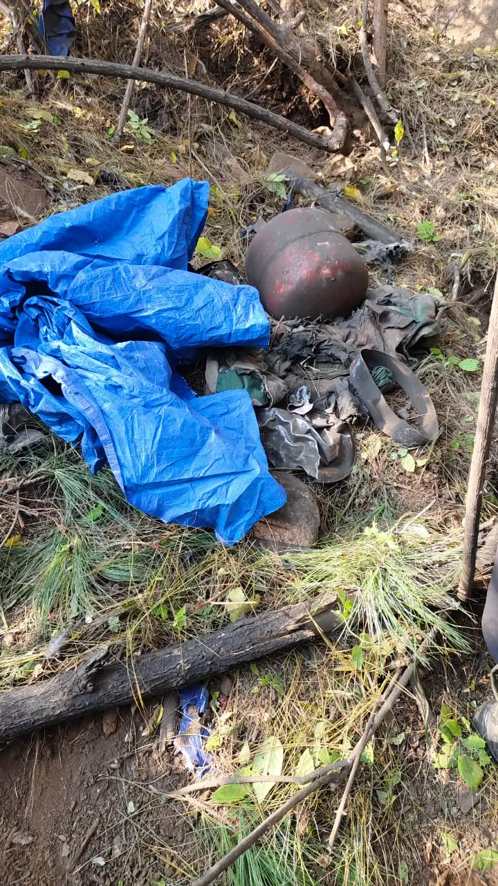 Security forces bust two old terrorist hideouts in South Kashmir's Kulgam forests