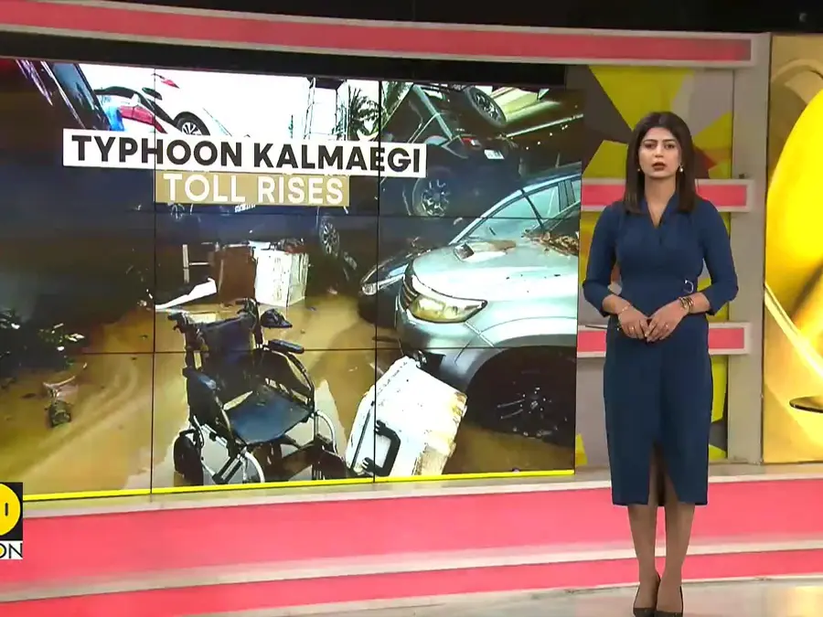 Typhoon Kalmaegi Hits Central Philippines; Flooding Kills At Least 90 