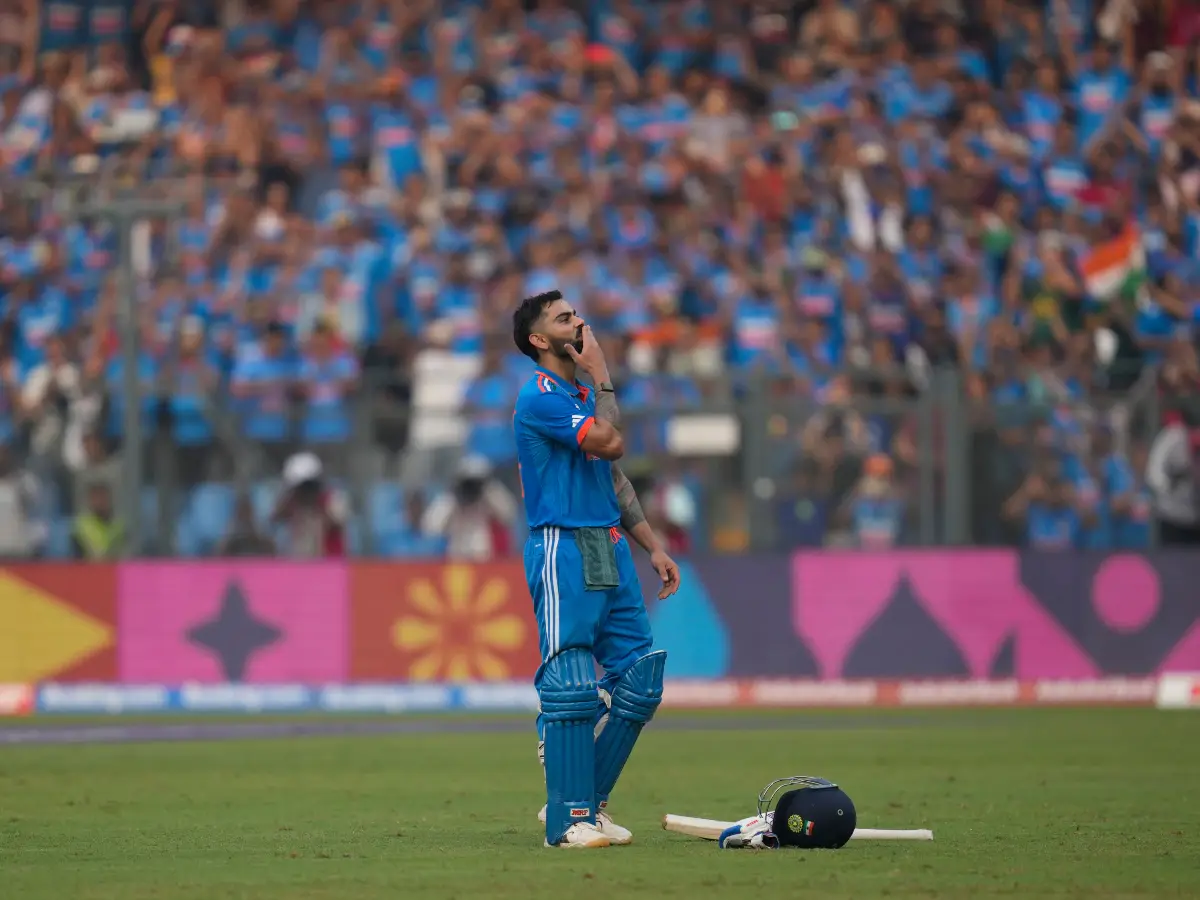 50th ODI century vs New Zealand in ODI World Cup 2023