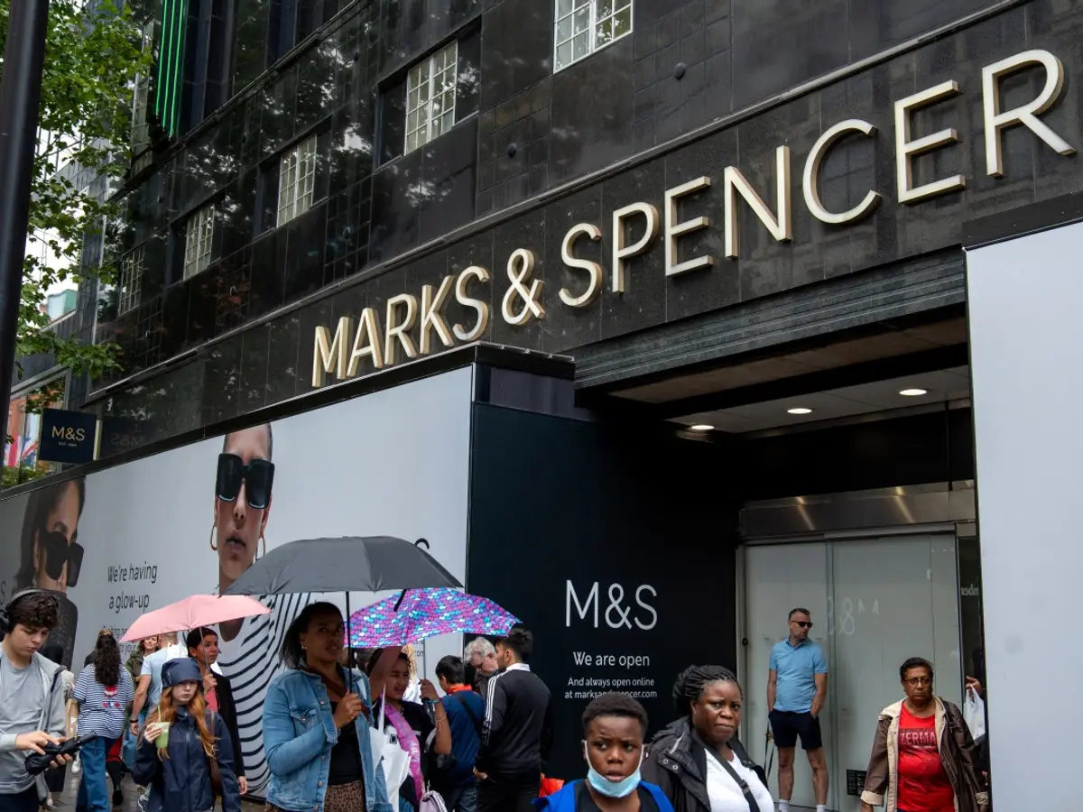British clothes company Marks and Spencer's profits plummet due to