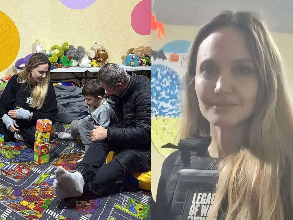 Angelina Jolie's Ukraine Visit Amidst Driver's Military Draft Sparks Controversy