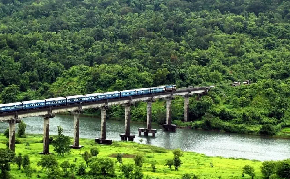 The Konkan Railway, India