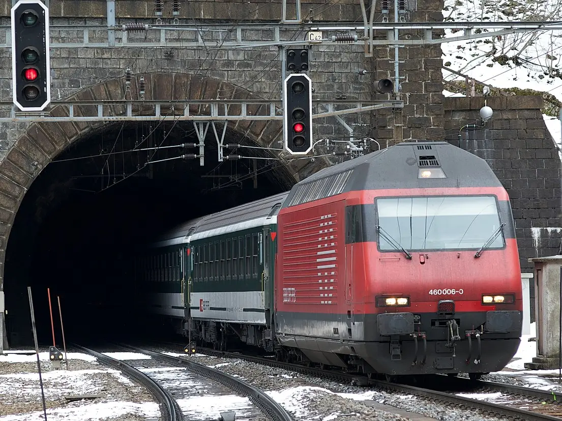 10 longest tunnels used by trains in the world