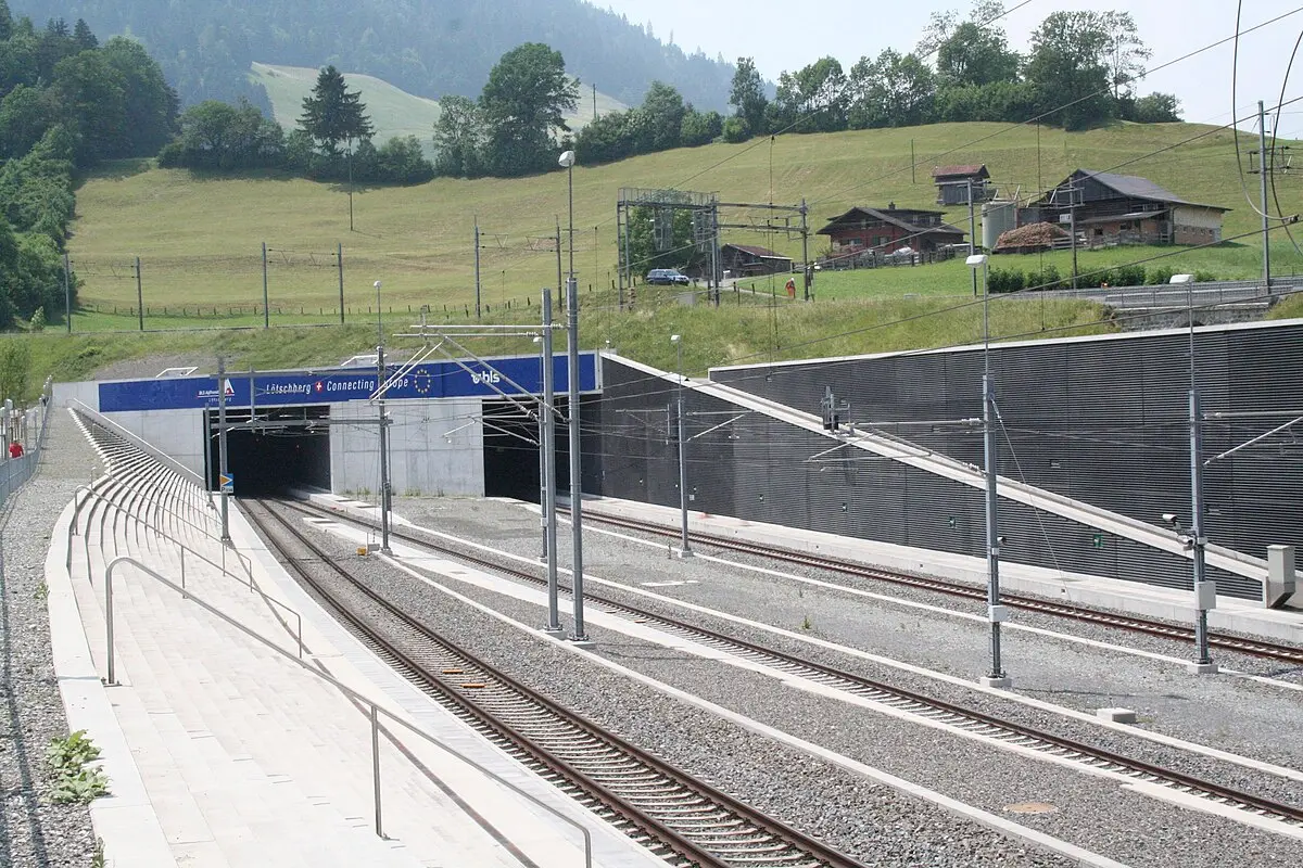 Swiss Lötschberg Base Tunnel - 34.6 km