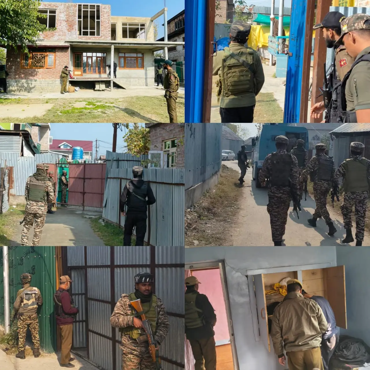 J&K police intensifies crackdown: Major raids in Kulgam and Sopore target OGWs, terror sympathisers, and cross-border handlers