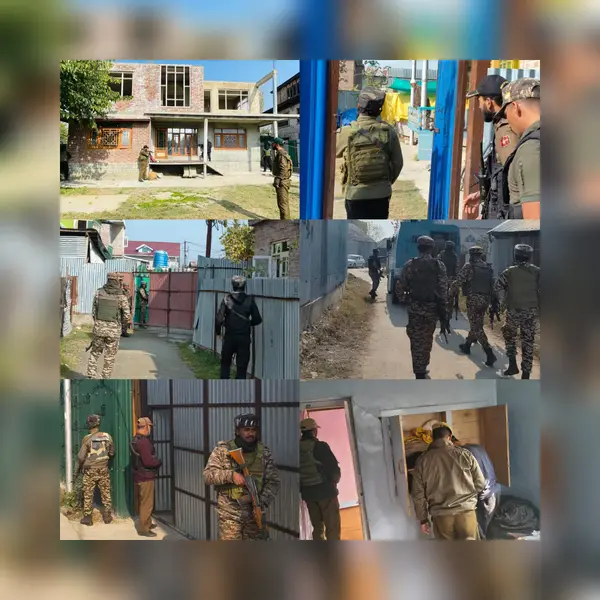 J&K police intensifies crackdown: Major raids in Kulgam and Sopore target OGWs, terror sympathisers, and cross-border handlers J&K police intensifies crackdown: Major raids in Kulgam and Sopore target OGWs, terror sympathisers, and cross-border handlers