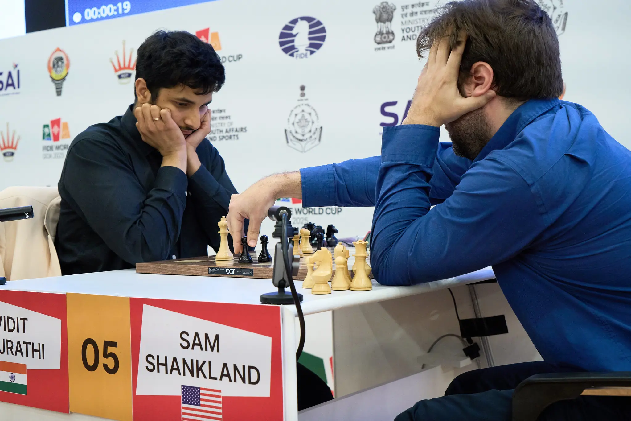 FIDE World Cup 2025: Vidit Gujrathi crashes out; Karthik Venkataraman continues dream run
