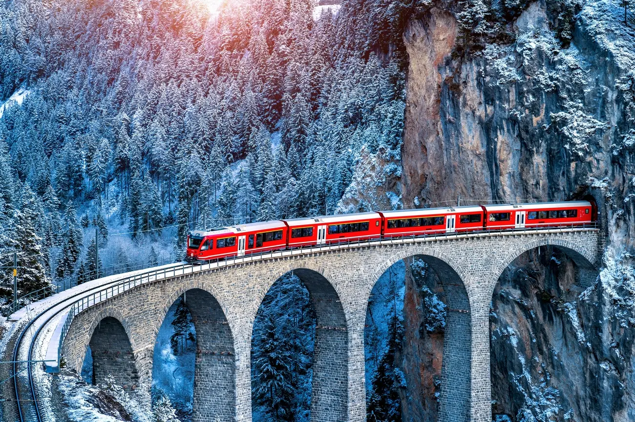 Bernina Express, Switzerland-Italy