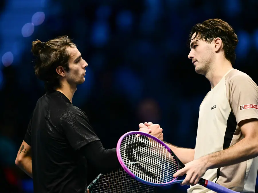 ATP Finals: 'Fired-up' Taylor Fritz sees off Lorenzo Musetti in opening round