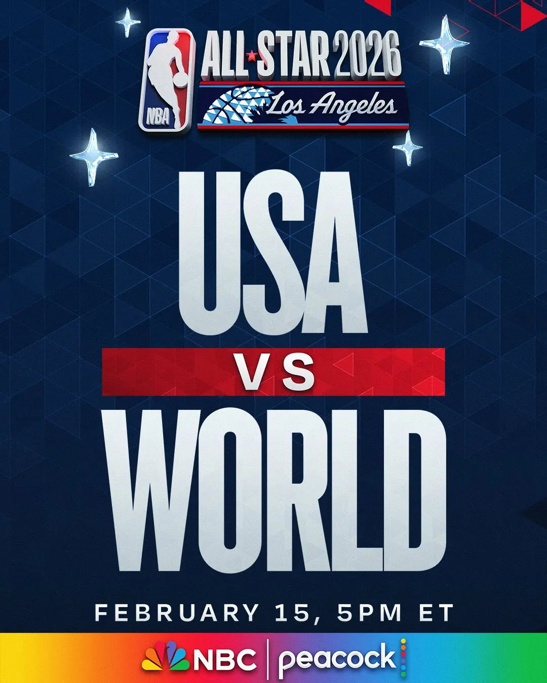 2026 NBA All-Star game to feature a world team apart from two US teams