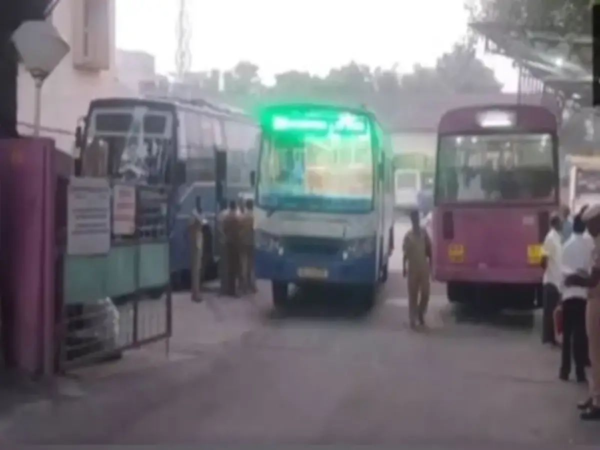 Tax dispute prevails, Inter-state Pvt buses across South India remain stalled Tax dispute prevails, Inter-state Pvt buses across South India remain stalled
