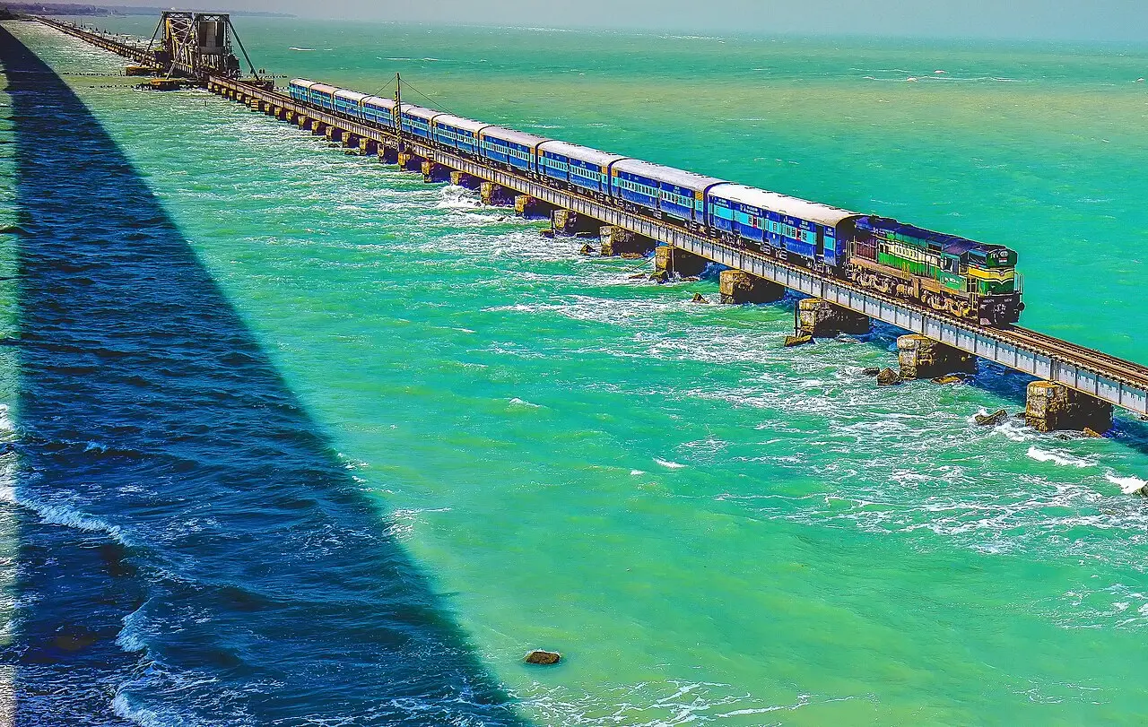 Pamban Railway, India