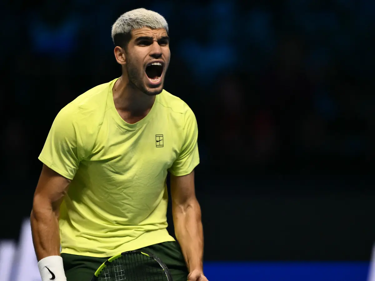 ATP Finals: Carlos Alcaraz beats Jannik Sinner to end year as world number one after defeating Lorenzo Musetti