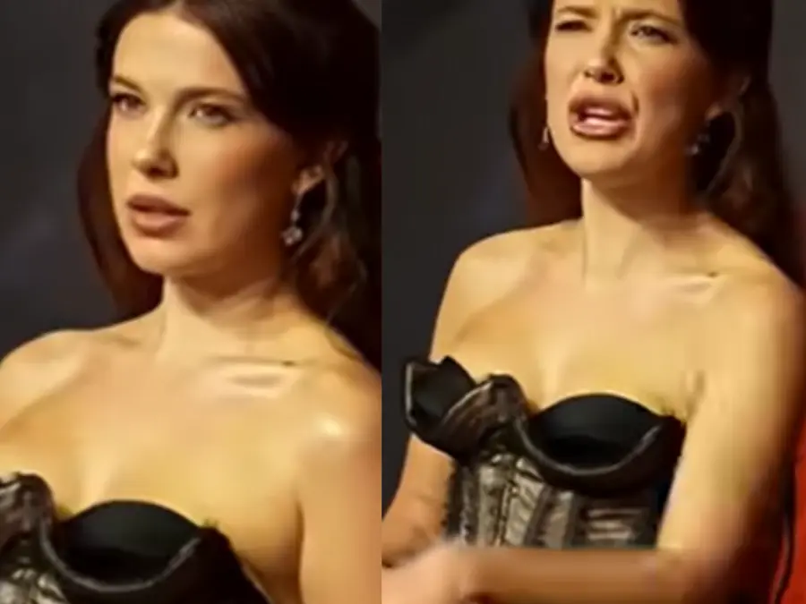 Smile? You smile! Millie Bobby Brown shouts at paps during Stranger Things event