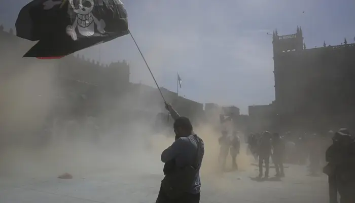 Gen Z protest in Mexico: What is significance of 'straw hat pirate' flags, and where else were they used?