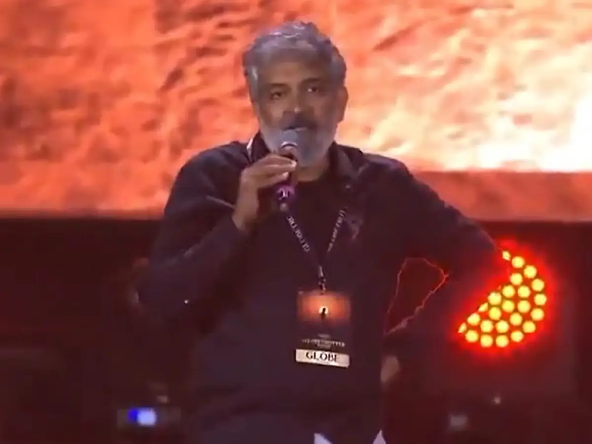 Globetrotter event: SS Rajamouli faces backlash for 'not believing in god' remark, Netizens say 'stop making movies...' Globetrotter event: SS Rajamouli faces backlash for 'not believing in god' remark, Netizens say 'stop making movies...'