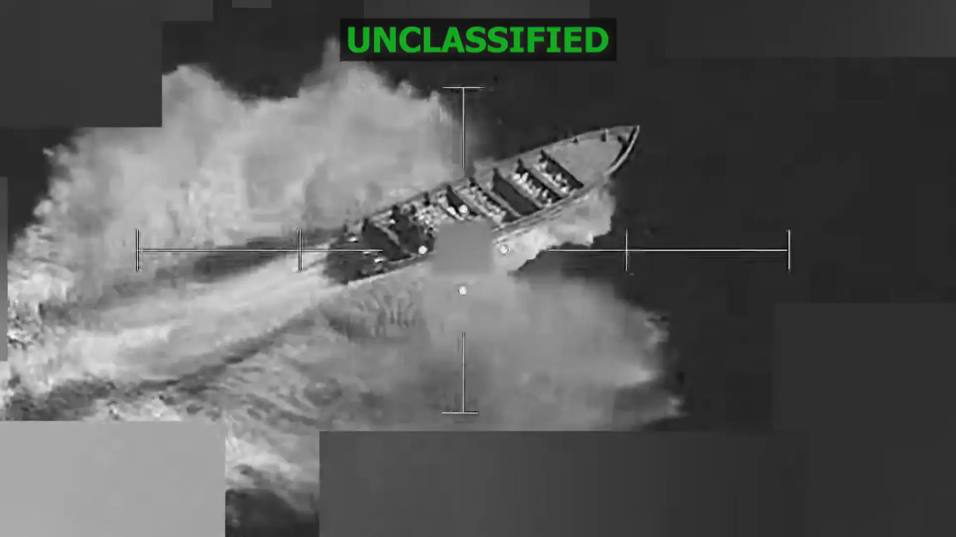Pentagon confirms 21st strike on alleged drug boat, kills three in international waters. Watch video