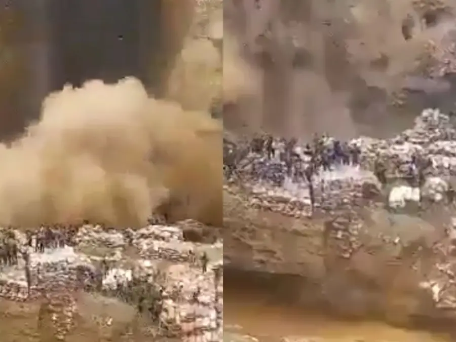 Horrific video captures moment Congo copper mine collapses; at least 32 dead