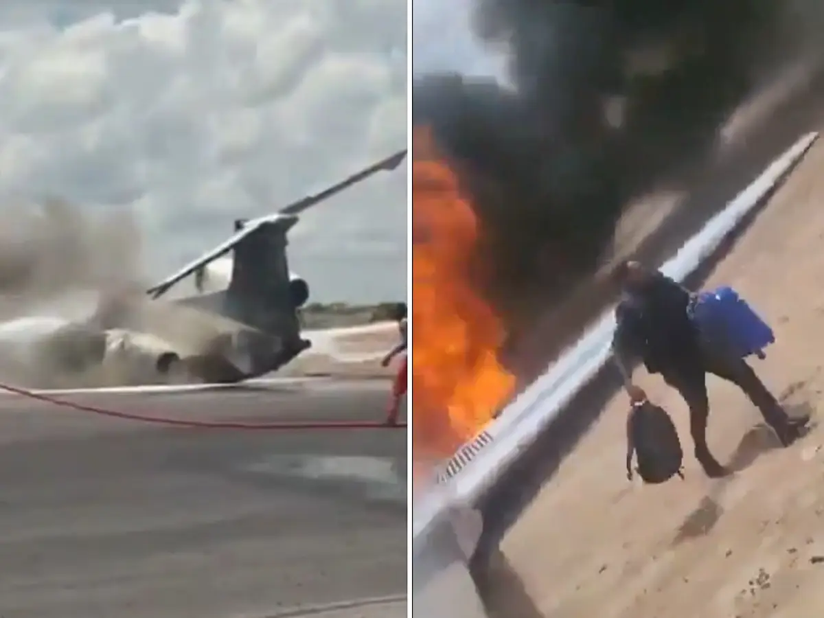 Chartered plane crashes in Congo, terrifying footage shows exact moment: Casualties and causes — What we know Chartered plane crashes in Congo, terrifying footage shows exact moment: Casualties and causes — What we know