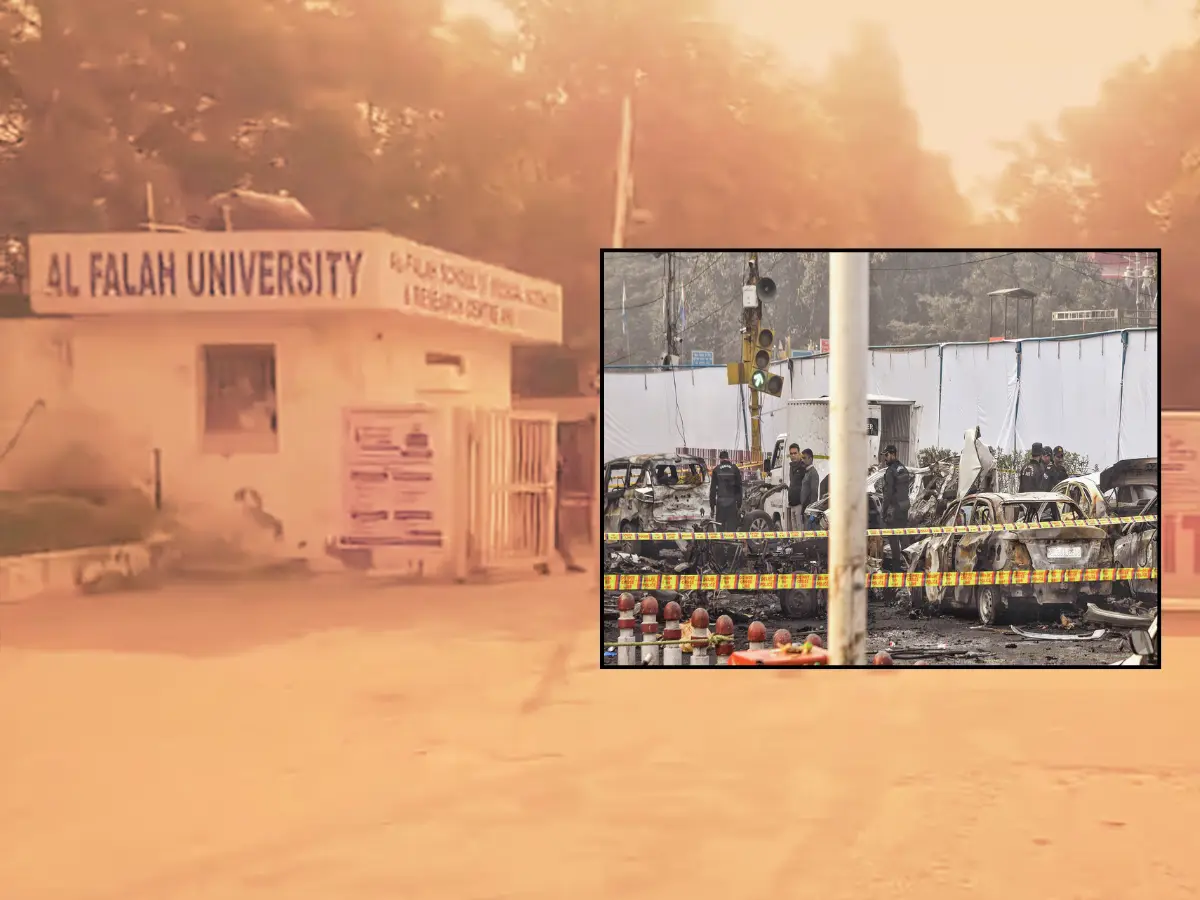 Red Fort car blast case: Al-Falah University's Okhla office, 25 other locations raided by ED Red Fort car blast case: Al-Falah University's Okhla office, 25 other locations raided by ED
