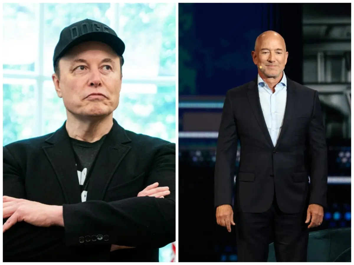 Elon Musk calls Jeff Bezos a 'copycat' after Amazon founder launches $6.2B AI  startup 'Prometheus'