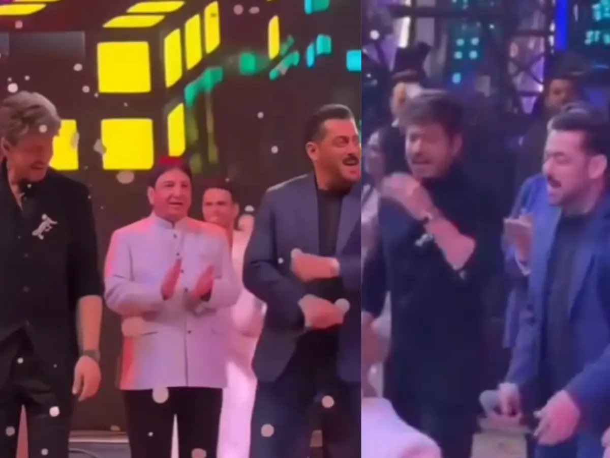 Salman Khan and Shah Rukh Khan grooving to 'O O Jaane Jaana' is best thing on internet today | Watch