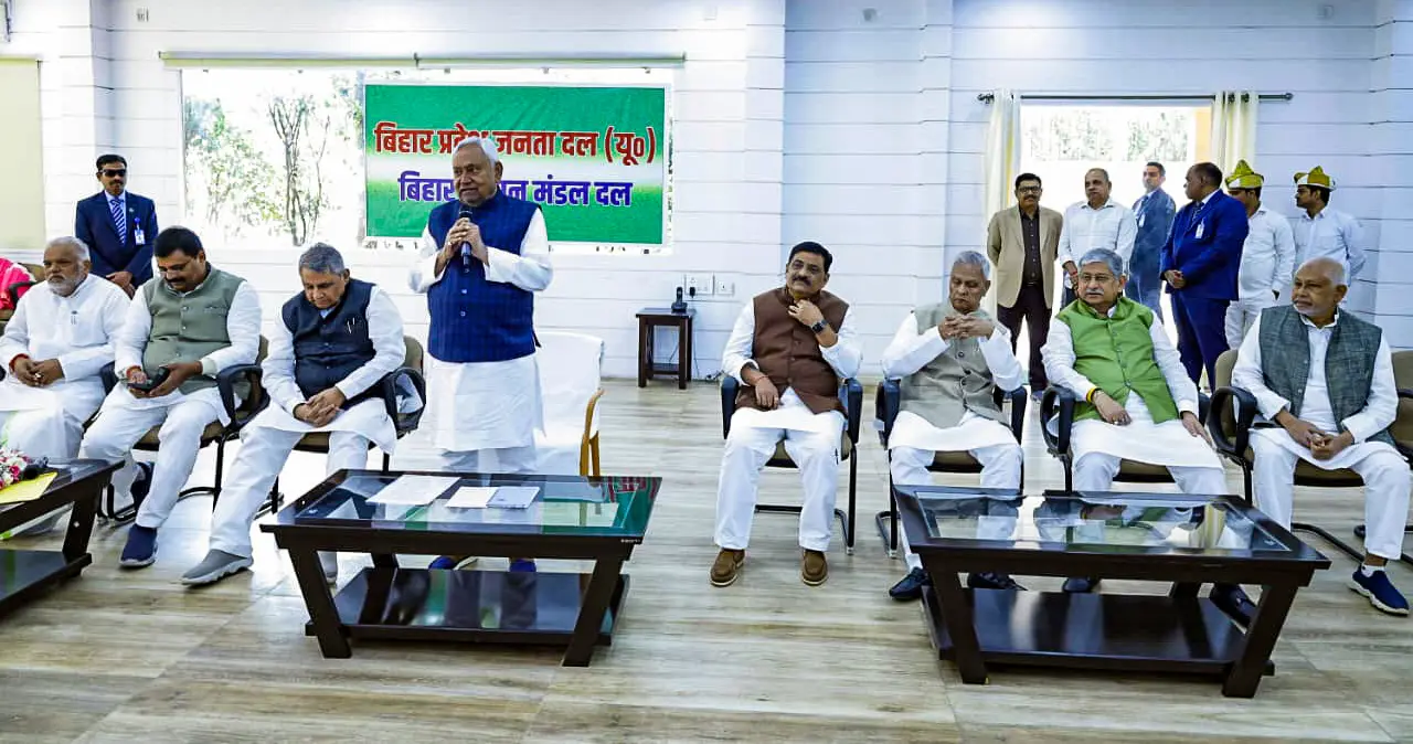 Nitish Kumar elected NDA legislature leader, set to take oath as Bihar CM for record tenth time