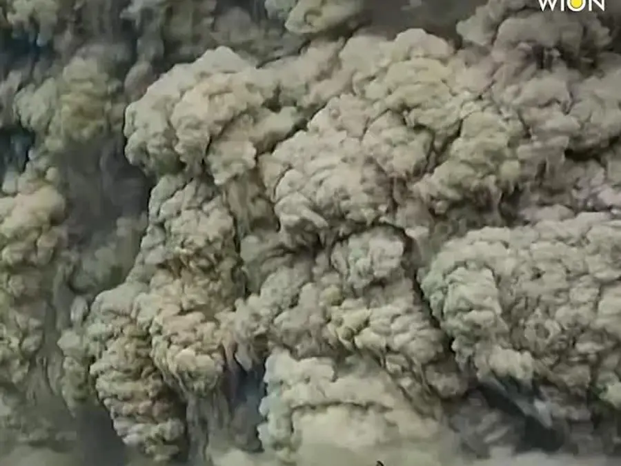 Semeru volcano erupts: timelapse of Indonesia's Semeru volcano erupting