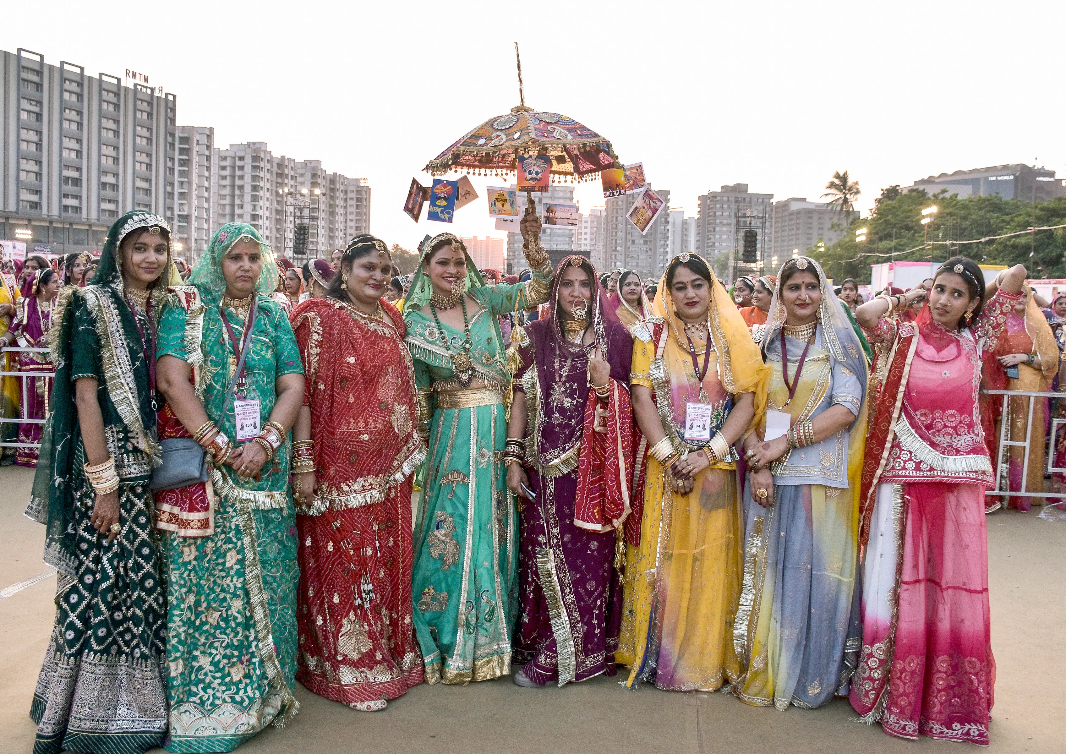 WATCH | Rajasthan Dy CM performs at Ghoomar beats as 6,100 women create history in Ghoomar Festival 2025