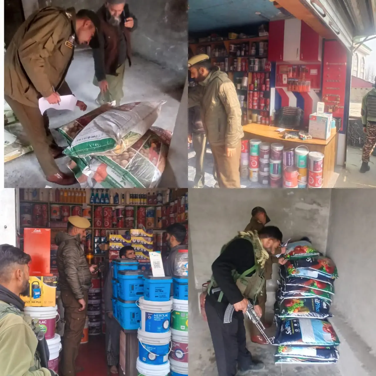 J&K police crack down on potential misuse of chemicals and fertilisers with intensive inspections in Shopian and Budgam