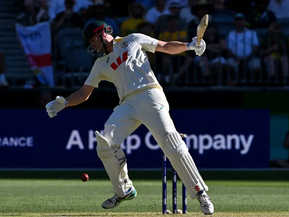 Ashes 1st Test: Mark Wood sends 6-foot-6 Camron Green tumbling with 147 kmph bouncer - WATCH Ashes 1st Test: Mark Wood sends 6-foot-6 Camron Green tumbling with 147 kmph bouncer - WATCH