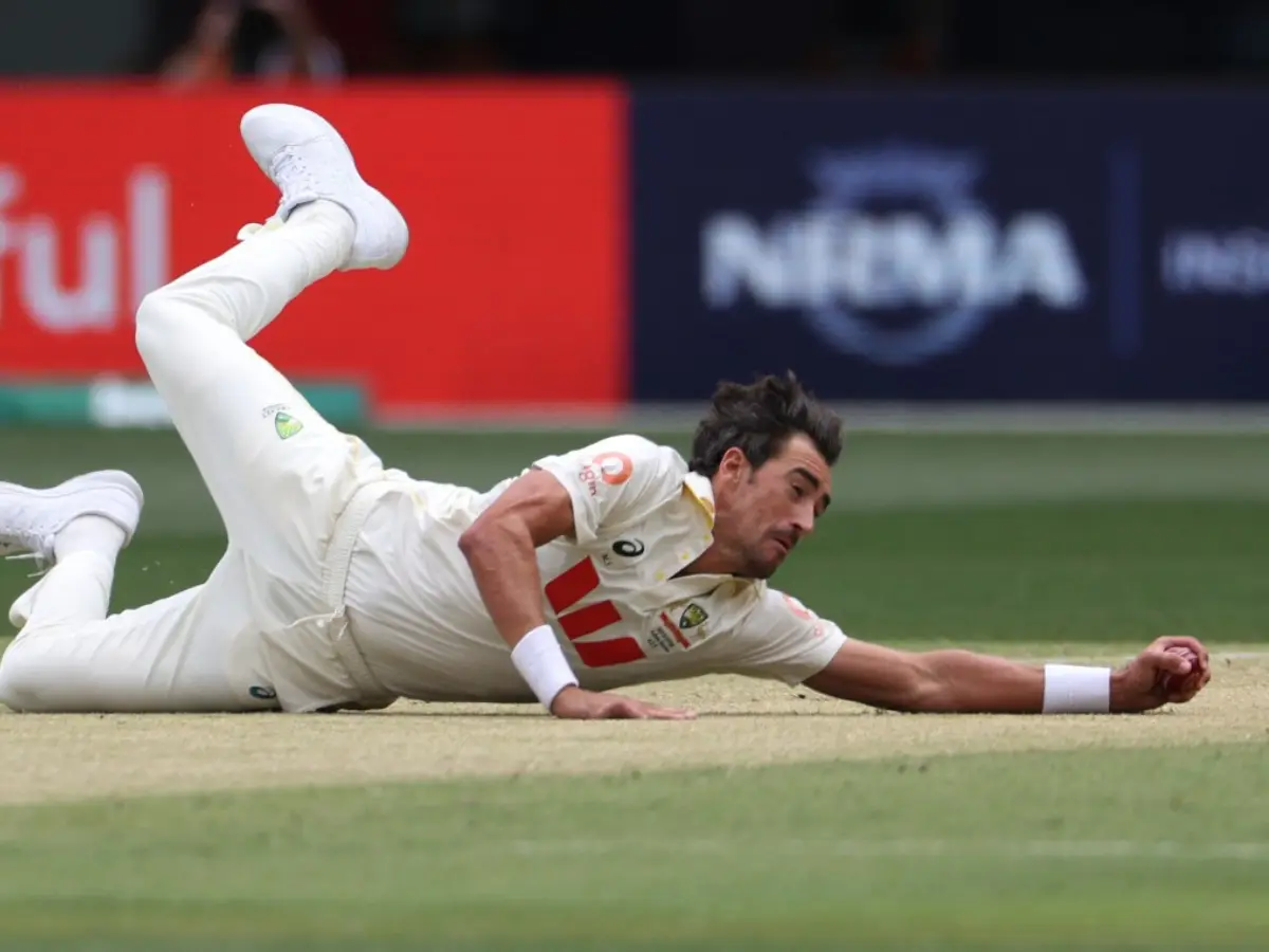 Watch: Mitchell Starc clutches one-handed stunner as Zak Crawley fails to break the duck in Perth Test