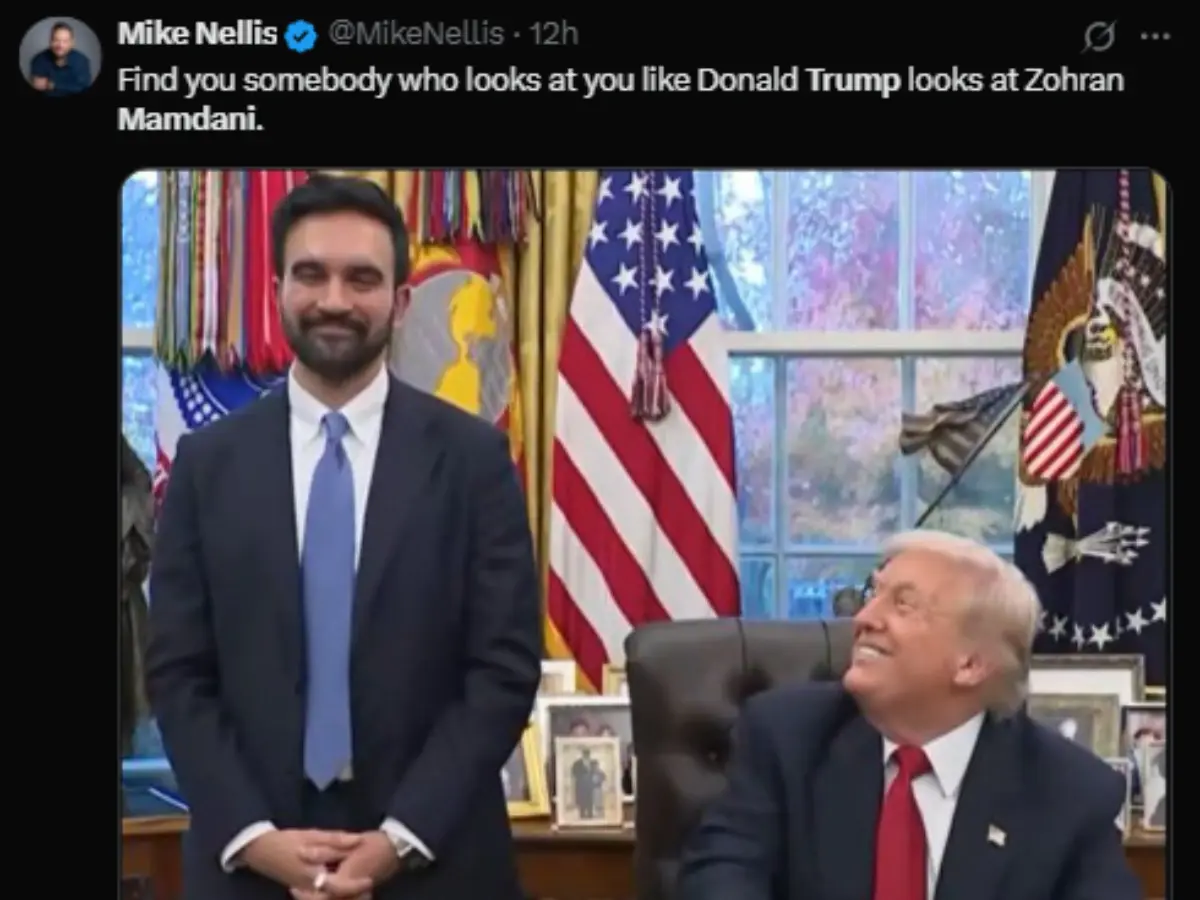 Most shared meme on internet about Trump-Mamdani meet