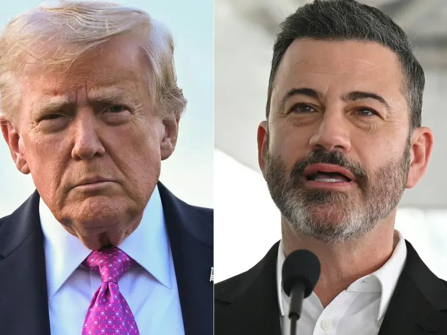 I’ll go when you go, OK? Jimmy Kimmel hits back at Donald Trump's poor rating remark
